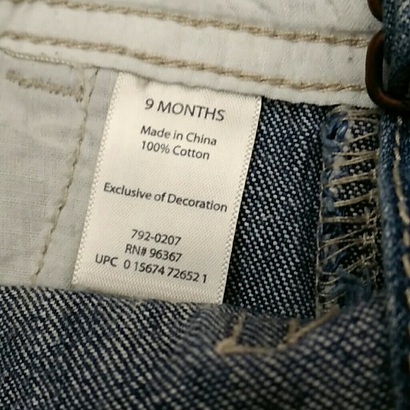 Infant denim overalls - Picture 6 of 7